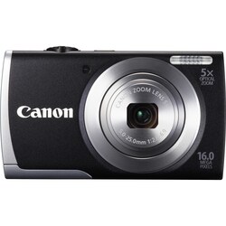Canon PowerShot A2600 16MP Black Digital Camera