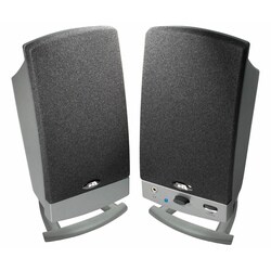 Cyber Acoustics CAR2022 CA 2022 Black Studio 12W Bass Reflex Speakers