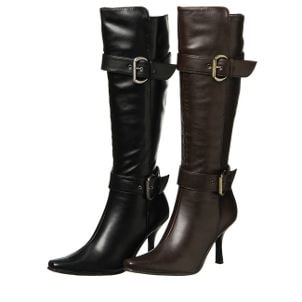 Knee-high leather boots