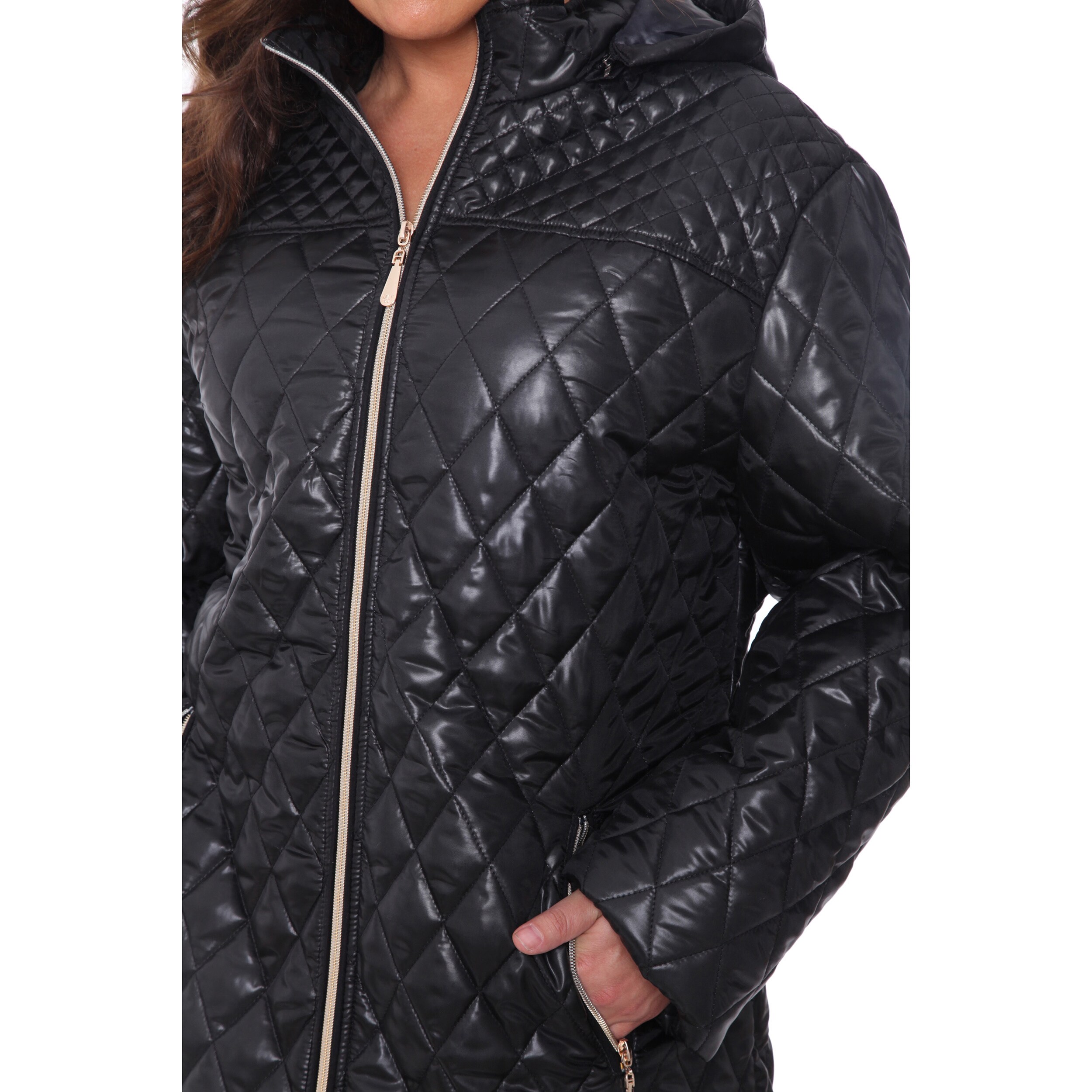 women's plus size puffer coats on sale