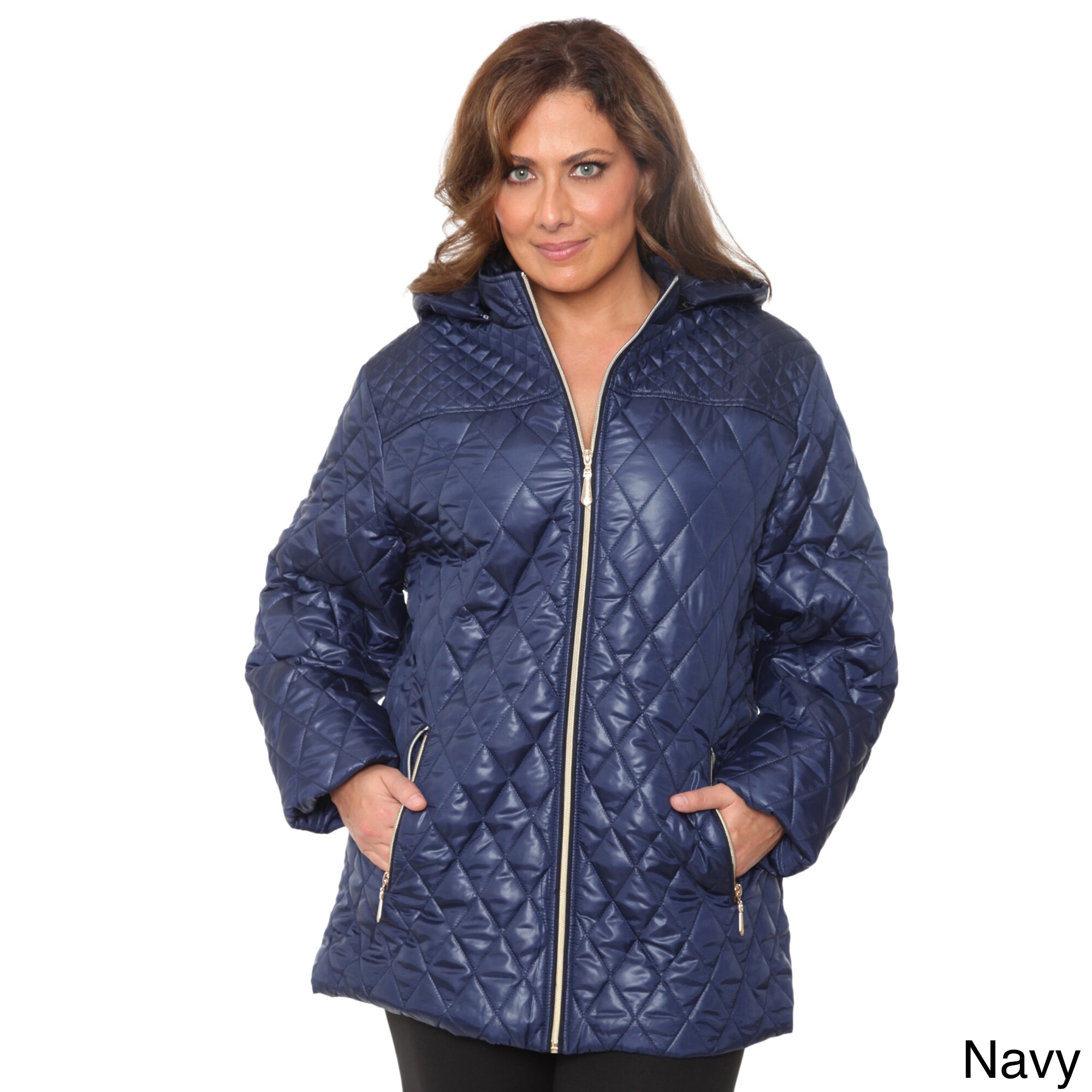 women's plus size puffer coats on sale