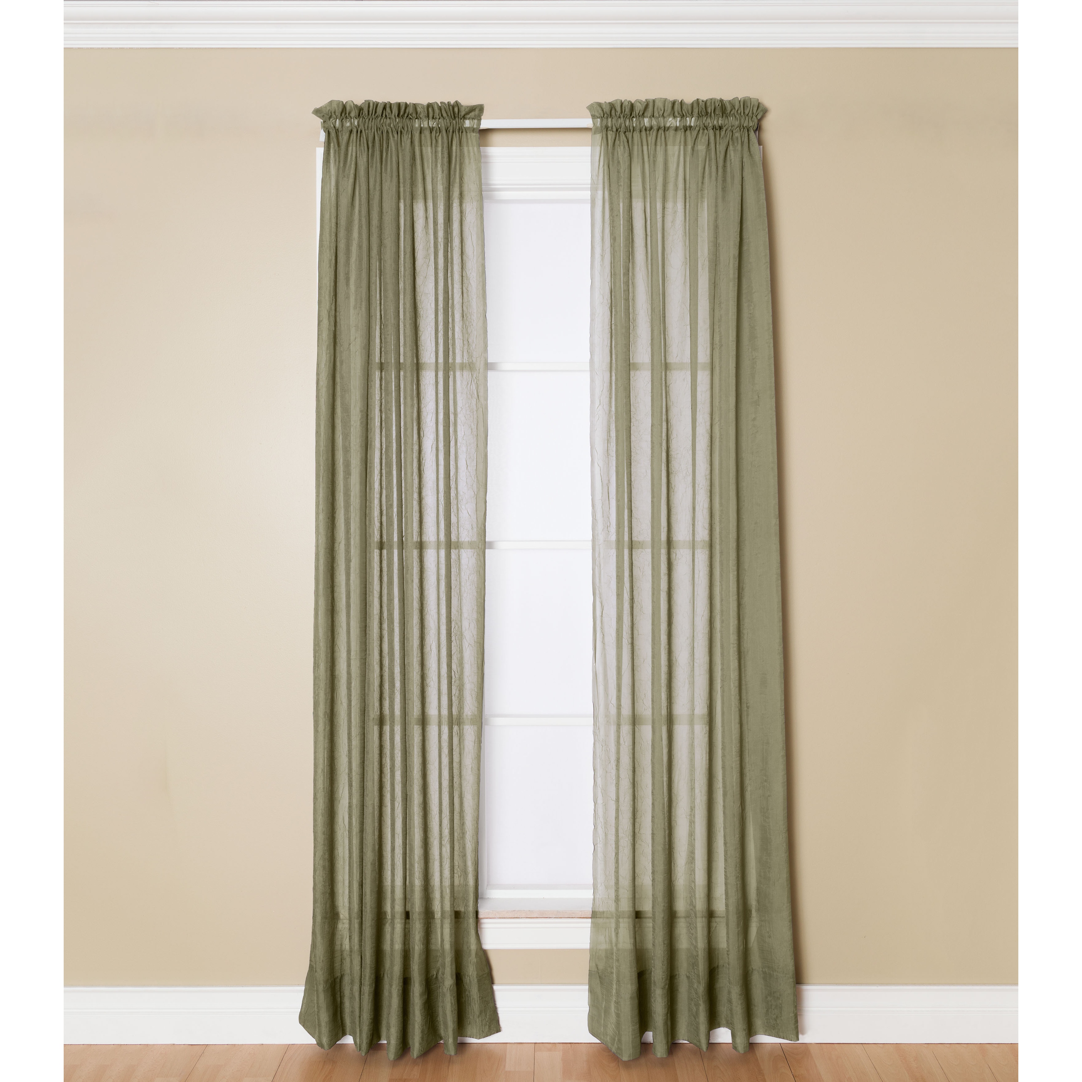 Miller Curtains Preston Sheer 108 Inch Rod Pocket Curtain Panel 52 Miller Curtains Preston Sheer 108 Inch Rod Pocket