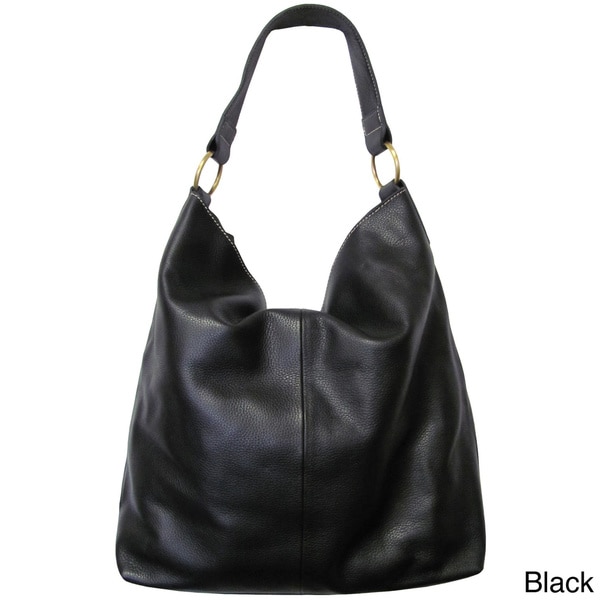 Amerileather Cynthia Genuine Leather Handbag - Overstock Shopping ...