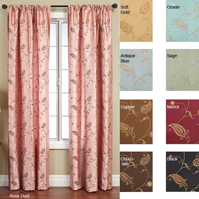 Jakarta Rod Pocket 108 inch Curtain Panel   Shopping   Great