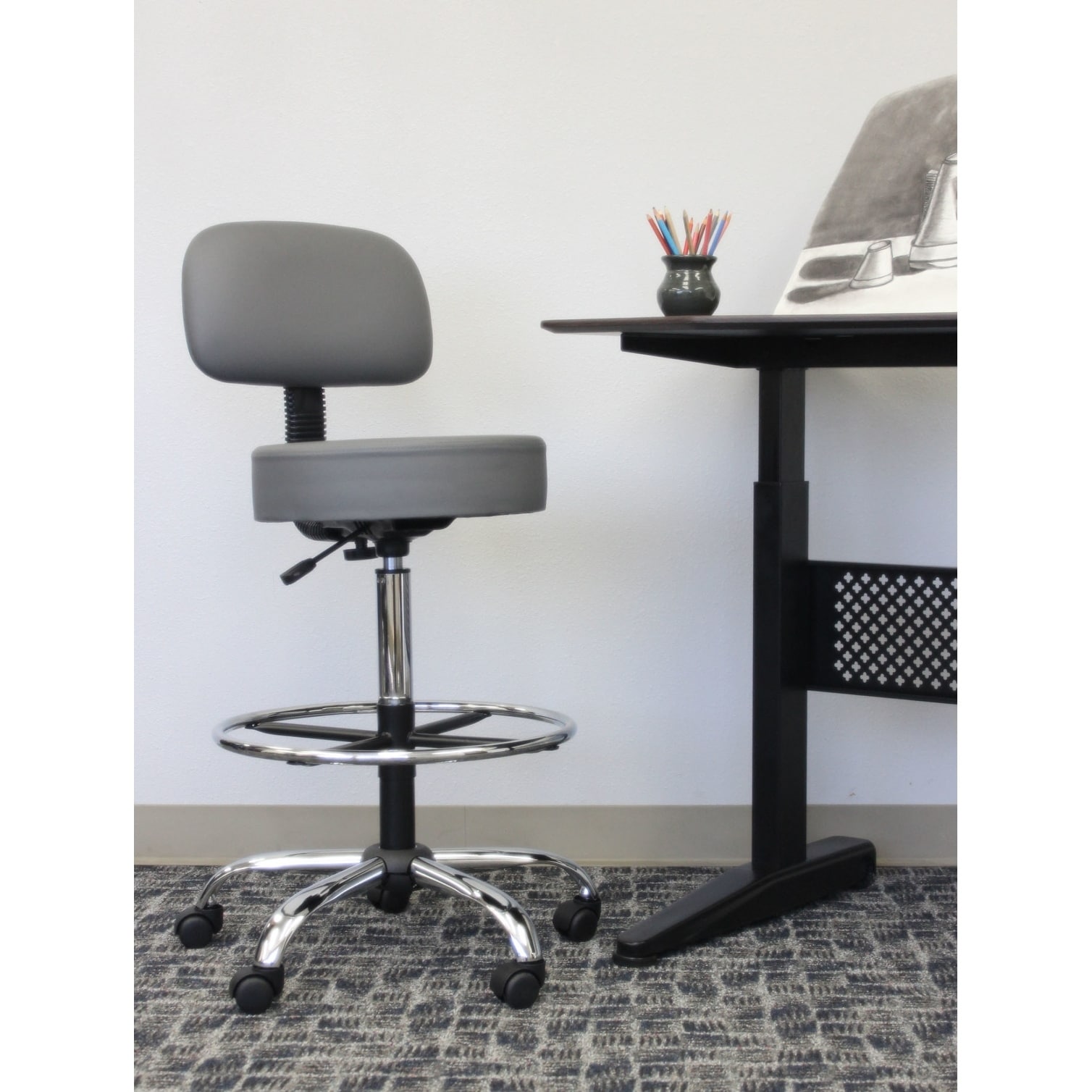 Boss Office Chair Stationary Glides (Set of 5)