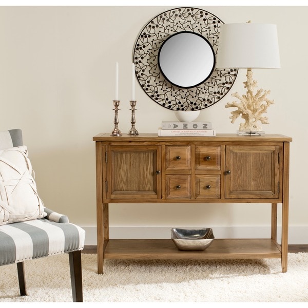 Safavieh Brighton Oak Finish Storage Sideboard  ™ Shopping