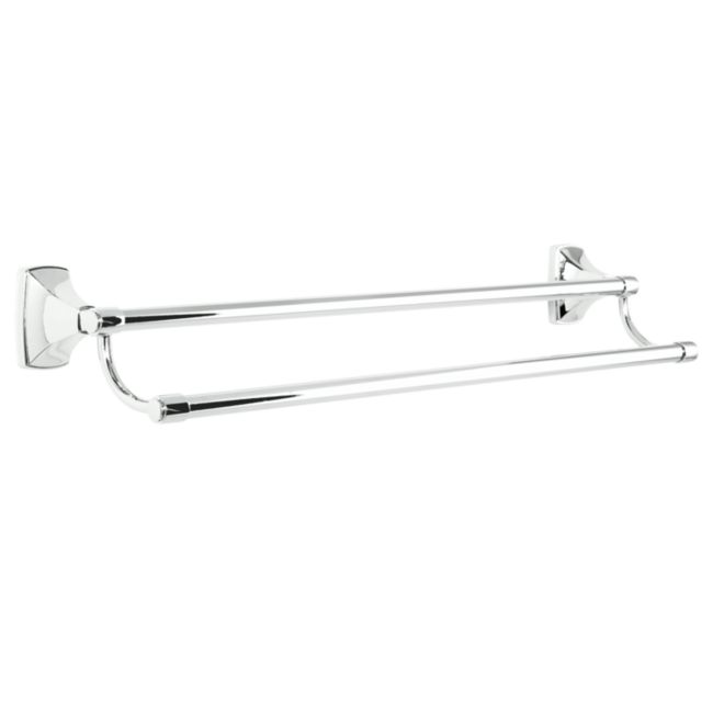 Amerock Clarendon Chrome 24-inch Double Towel Bar - Overstock Shopping ...