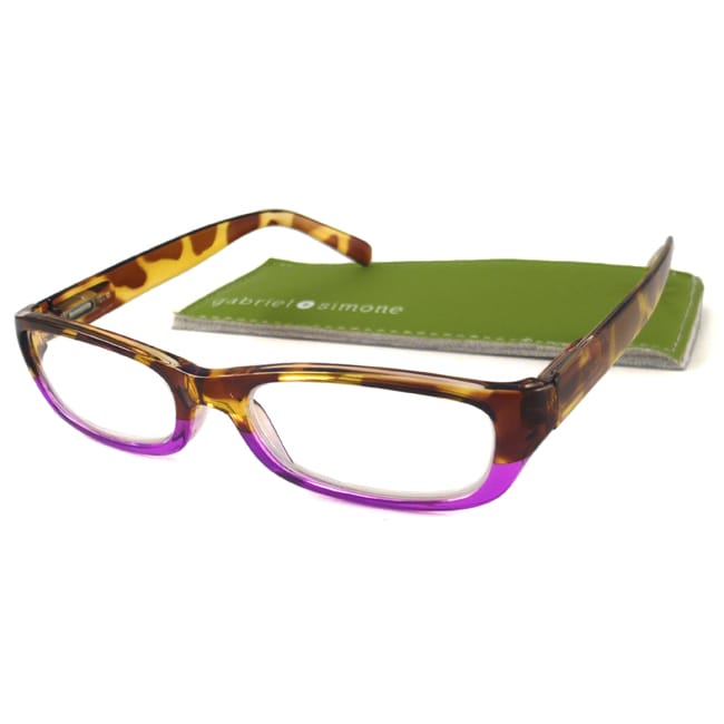 Gabriel+Simone Womens Emilie Two Tone Reading Glasses  