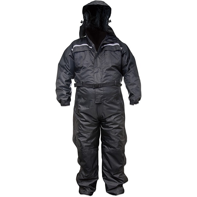 Mossi Mens Xtreme 1 piece Black Winter Snowsuit