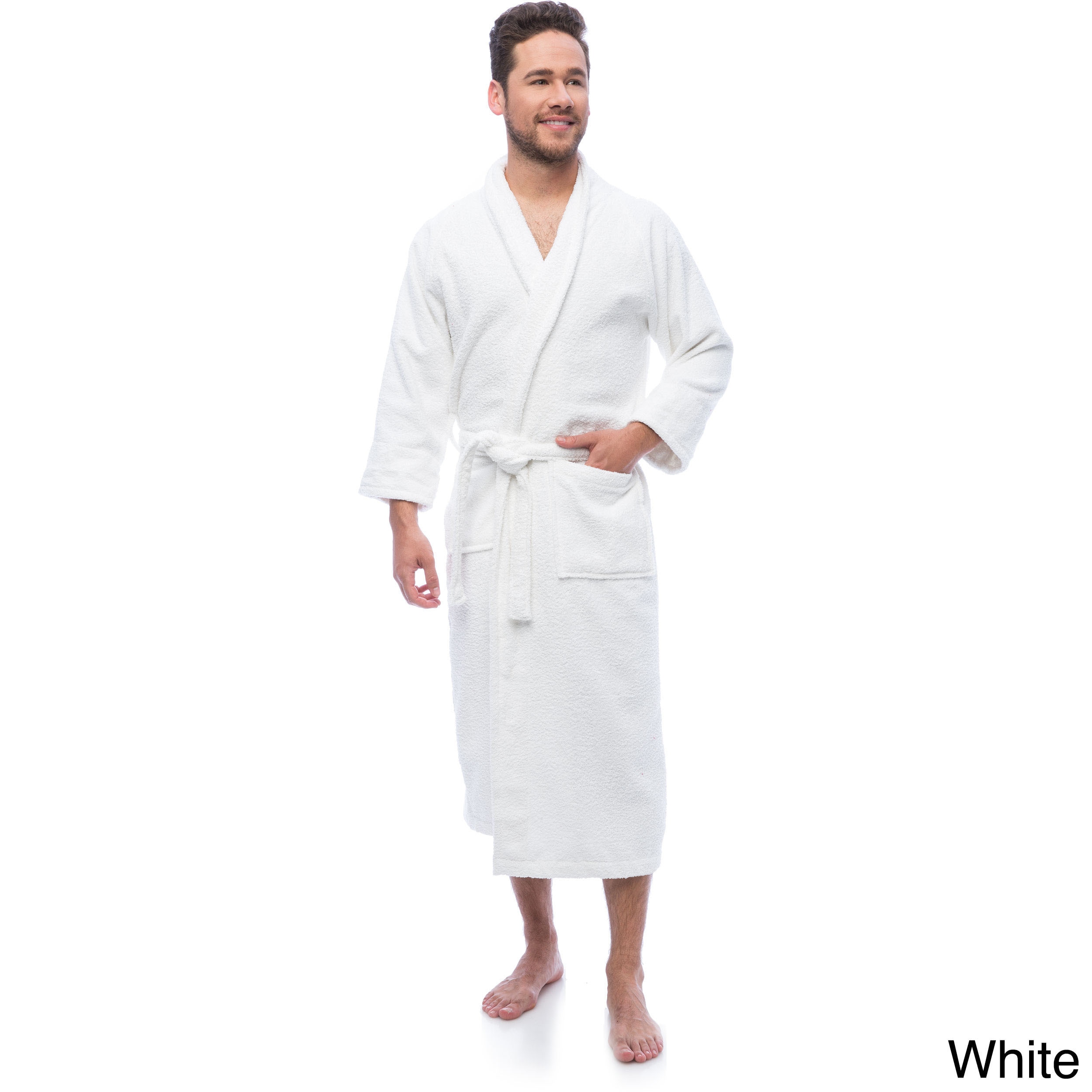 Superior Luxurious 100-percent Combed Cotton Unisex Terry Bath Robe | eBay