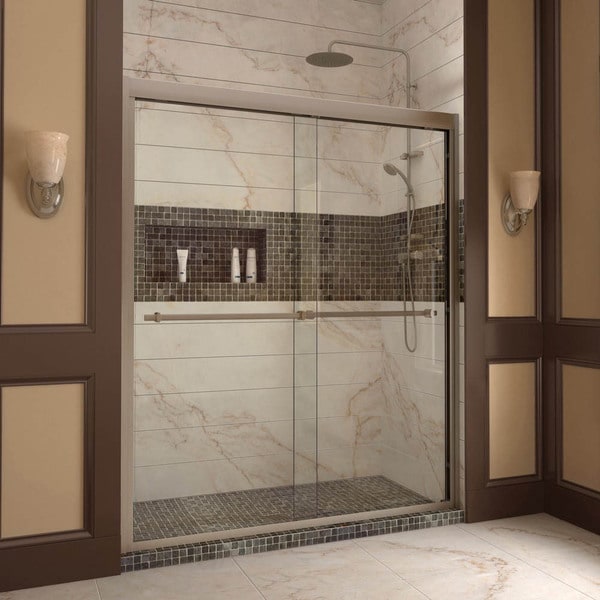 DreamLine Duet 56 60x72 inch Frameless Bypass Sliding Shower Door