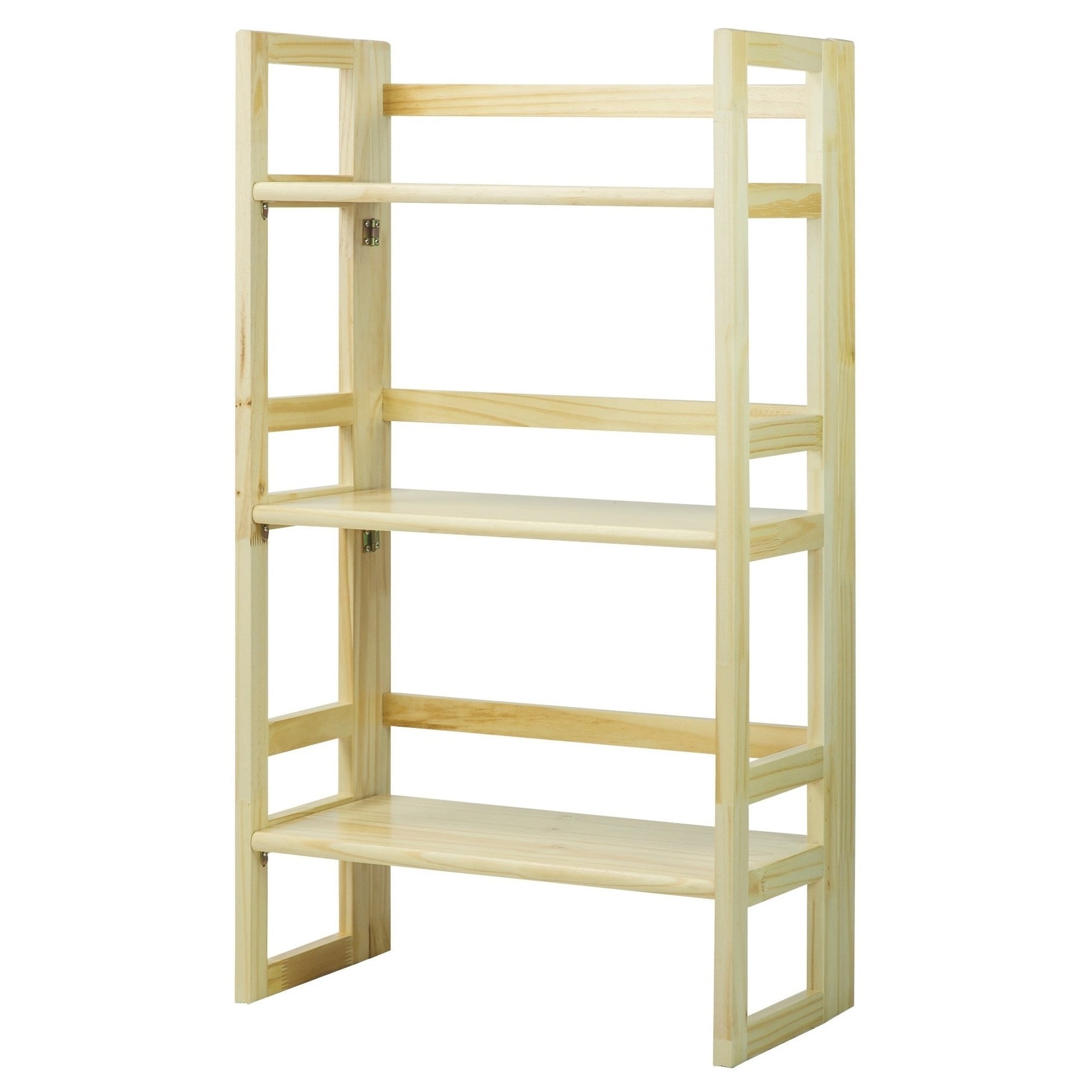 3-Shelf Folding 20.75-inch Wide Wood Student Bookcase eBay
