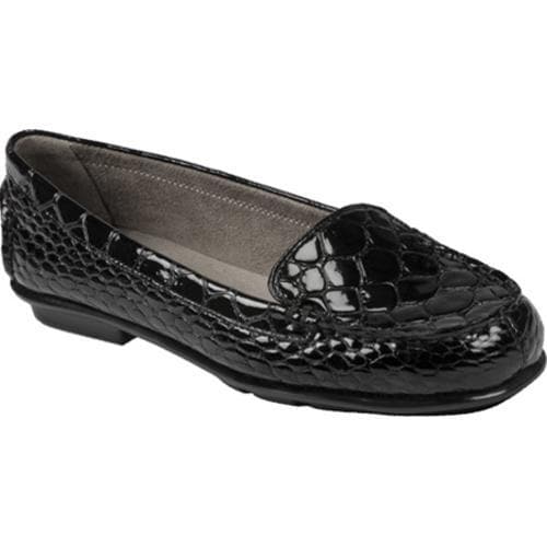 Womens Aerosoles Nu Day Black Croco Print   Shopping