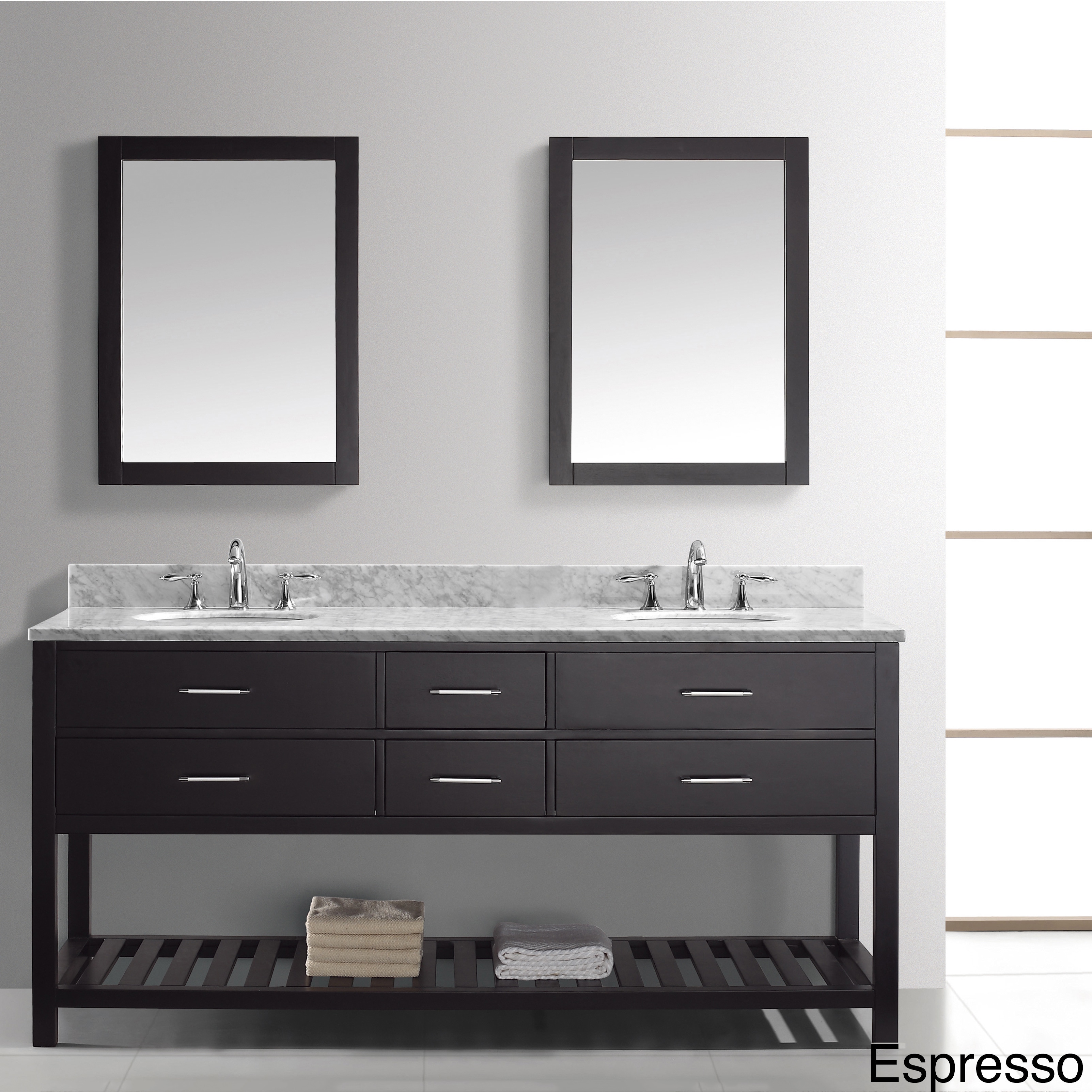 Virtu Usa Caroline Estate 72 Inch Double Sink Bathroom Vanity Set Ebay Virtu Usa Caroline Estate 72 Inch Double Sink