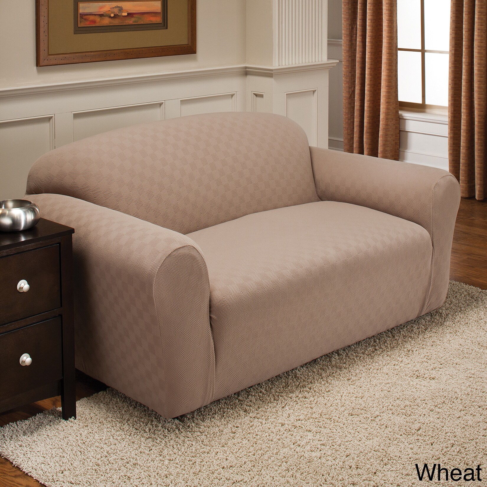 Stretch Newport Sofa Couch Slipcover Protector Dust Dirt Wear Pet In Picture 6 Of 10