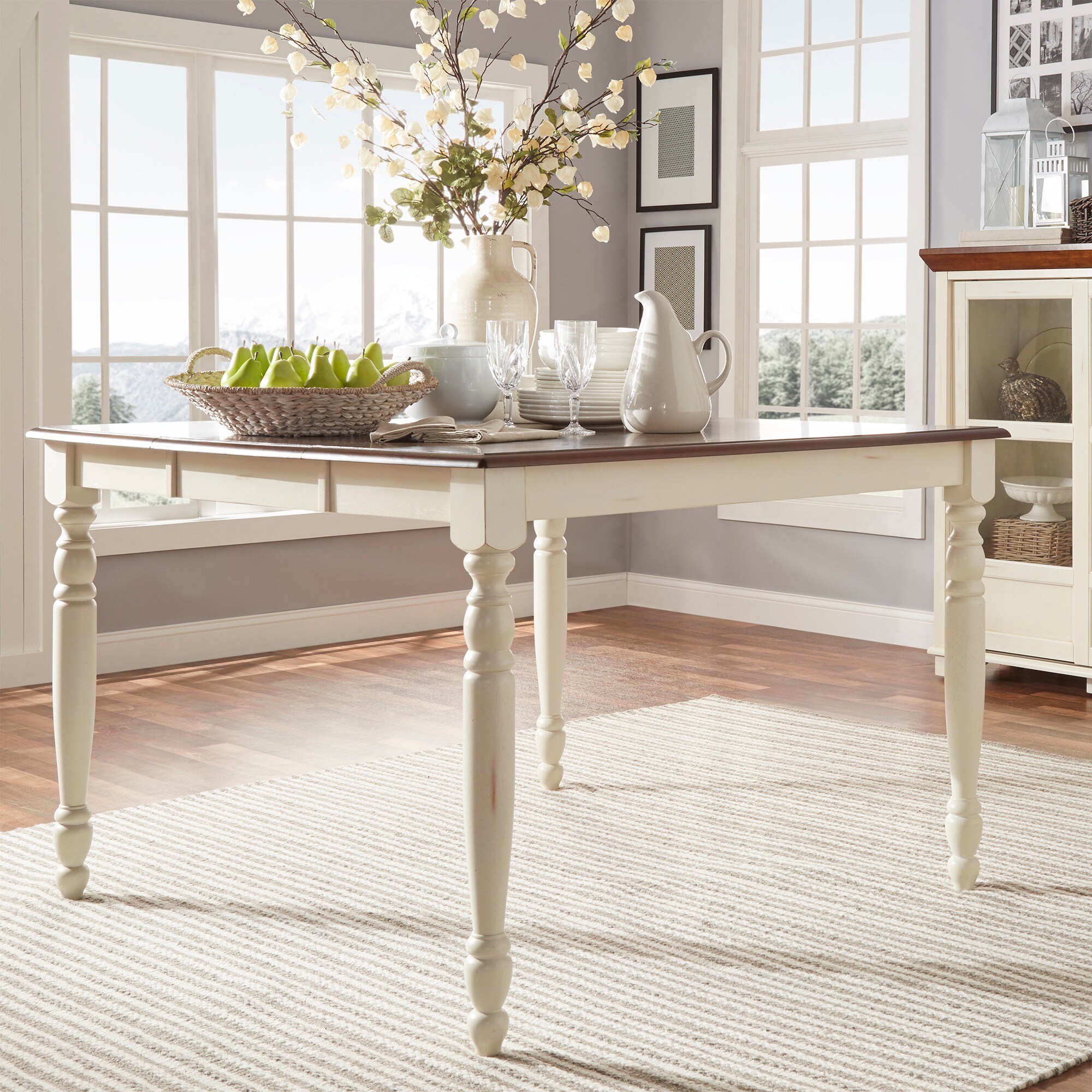 Mackenzie Country Counter Height Extending Dining Table By Tribecca Picture 6 Of 10