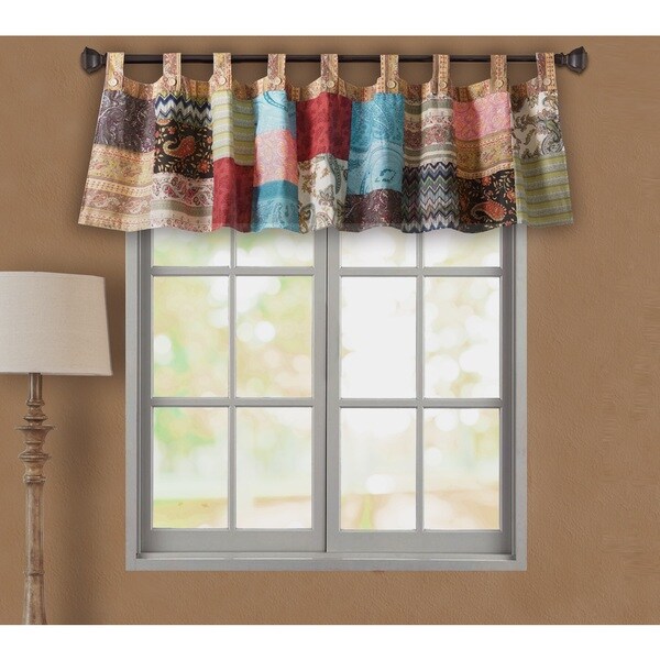 Bohemian Patchwork Window Valance - Overstock Shopping - Great Deals on ...