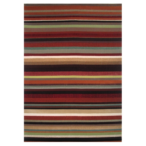 Stripe Multicolored Accent Rug (5x 8)   Shopping   Great