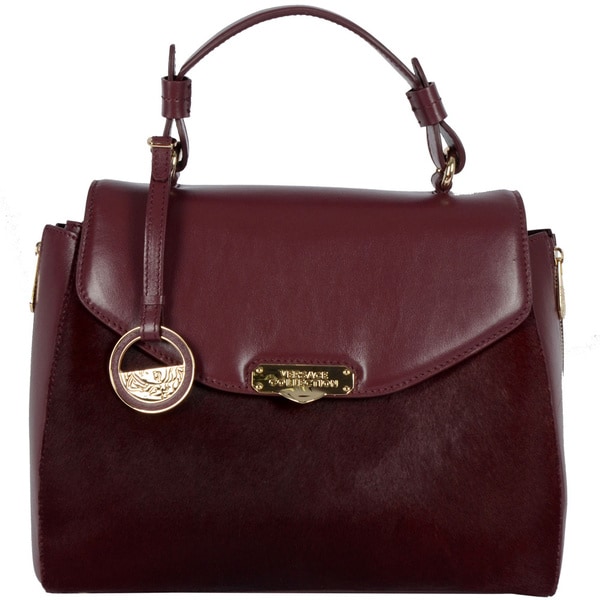 Versace Collection Ladies Pony Hair Satchel