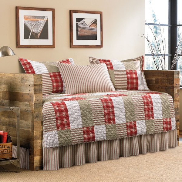 Eddie Bauer Camano Island 5 Piece Quilted Daybed Cover Set  