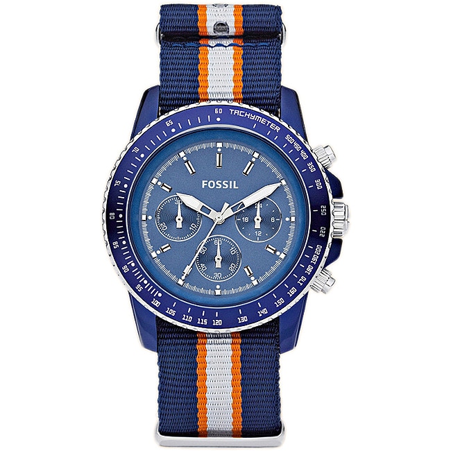 Fossil Womens Stella Nylon Strap Watch Today $107.99