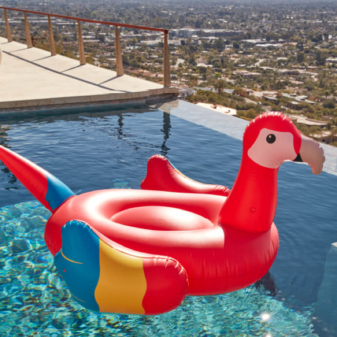 Bright red flamingo pool float. Shop Overstock for all water sports and outdoor play